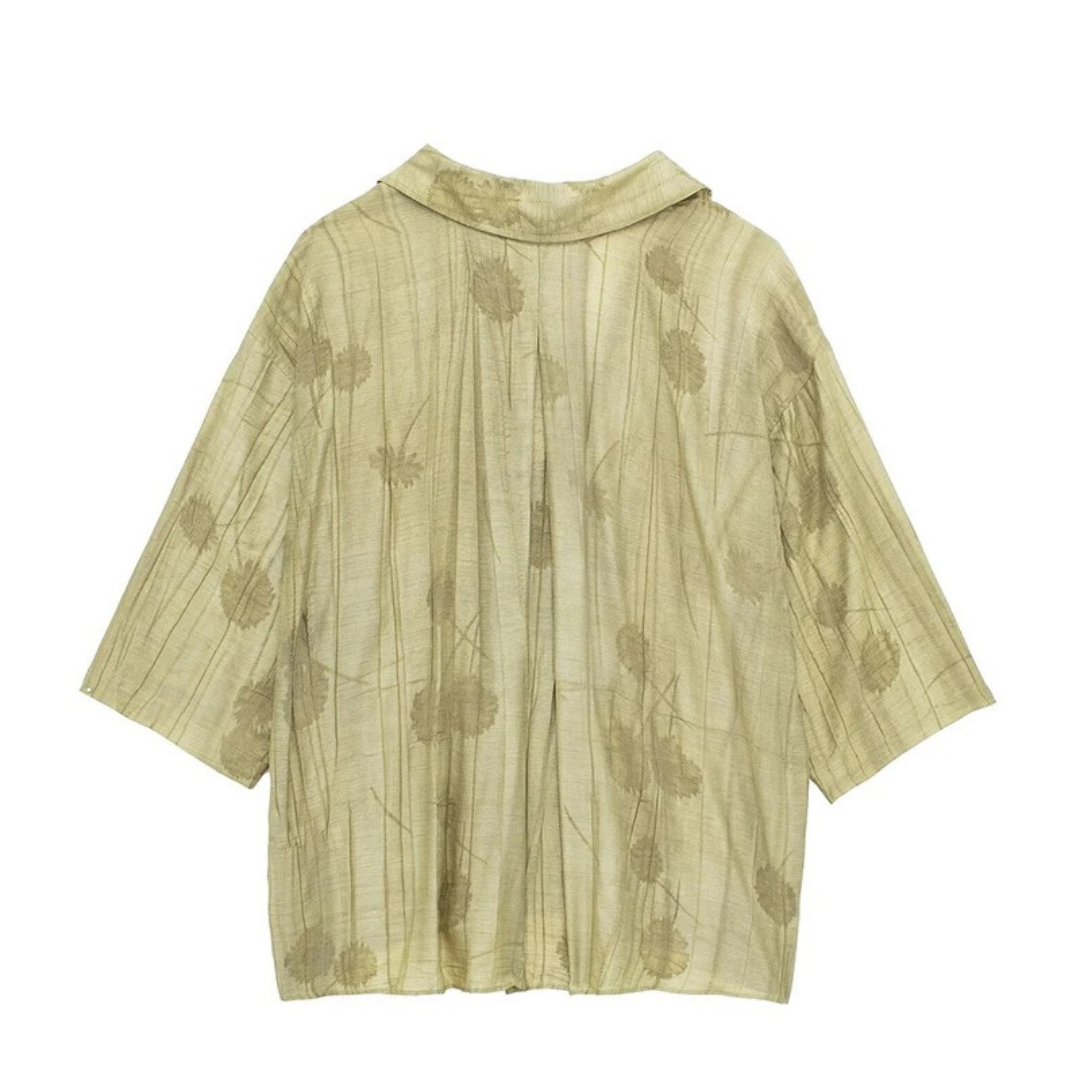 Chemise fluide à motifs