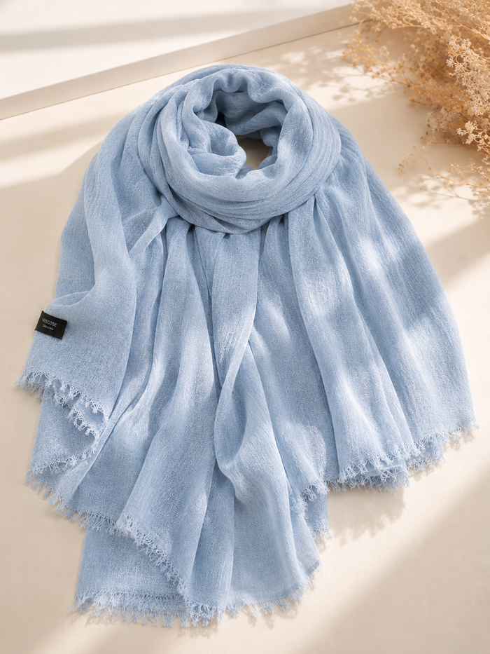 Plain Rayon Hijab – Sky Blue