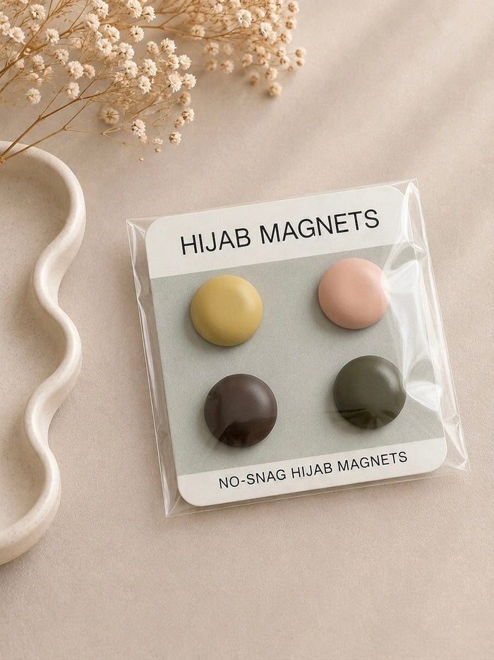 Warm Earth & Ochre Set hijab magnets