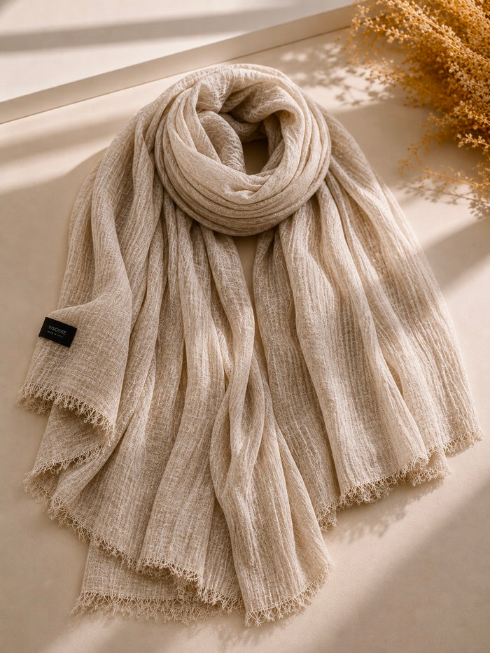 Premium Rayon Hijab - Ivory