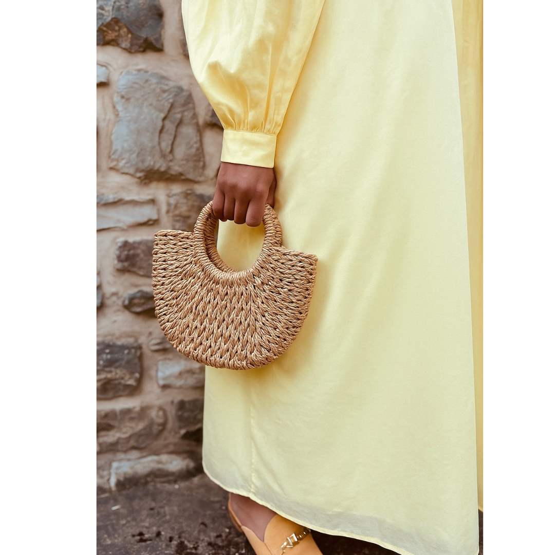 Ensemble en lin robe et kimono assortis