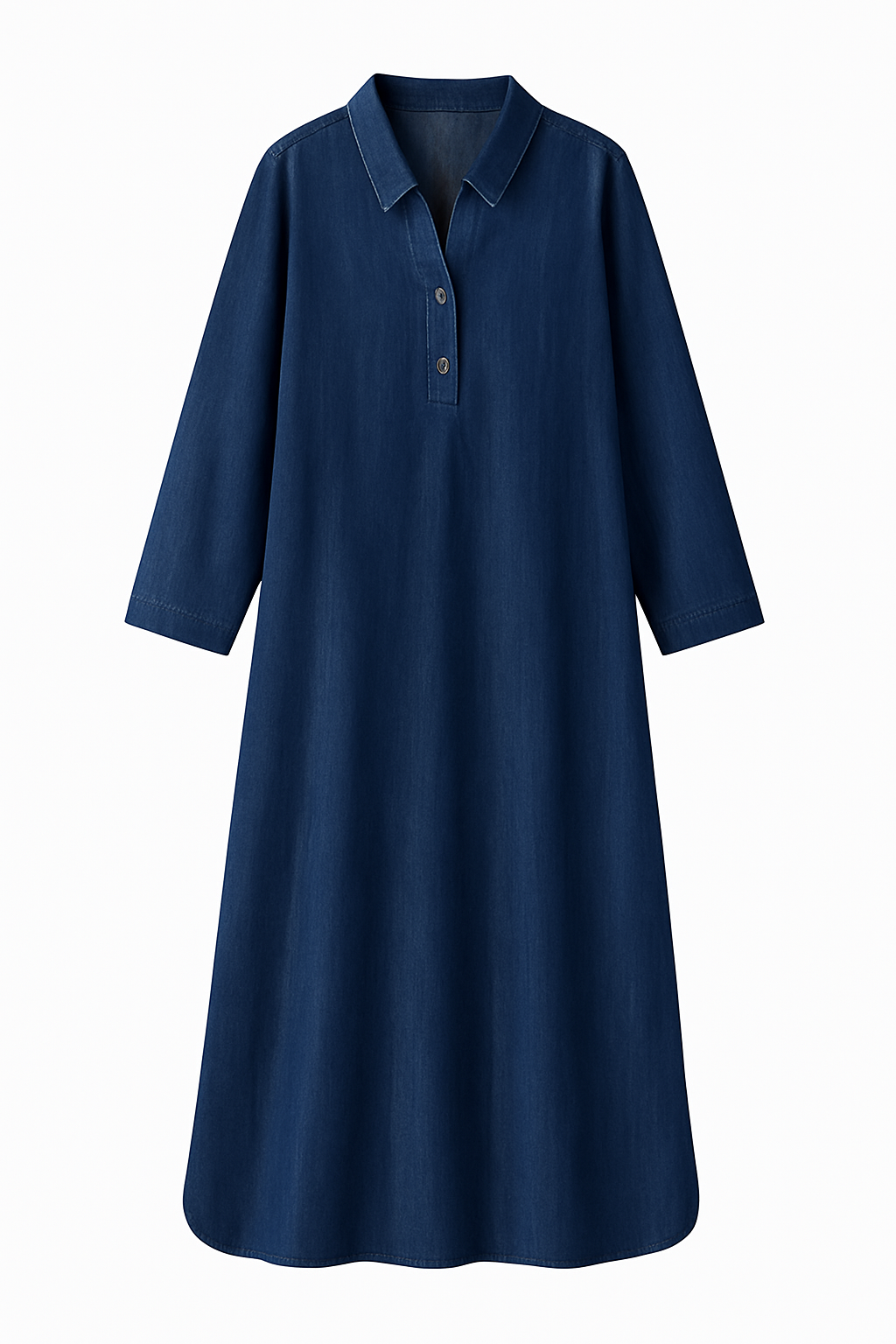 Robe denim fluide